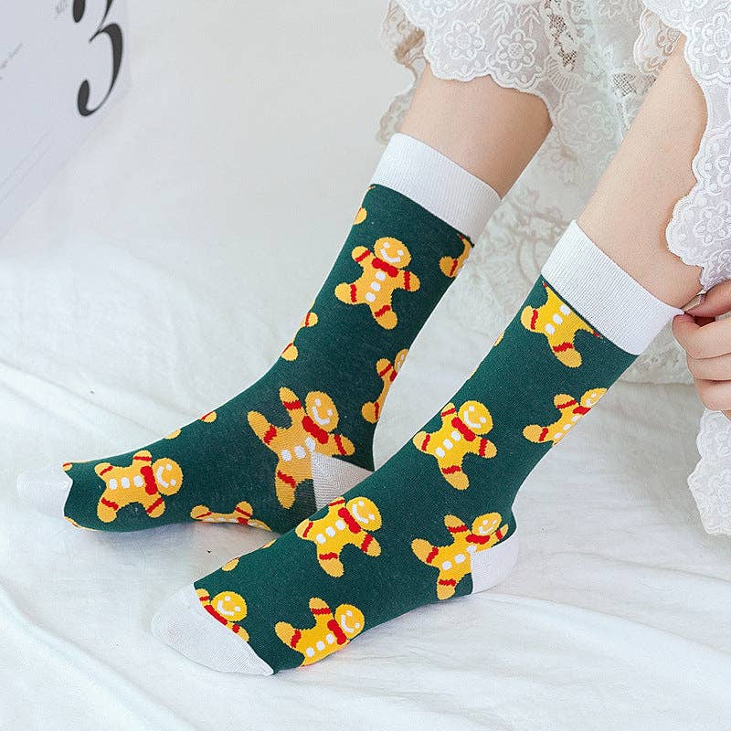 Classic Christmas Crew Socks