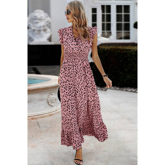 Sleeveless Leopard Dress