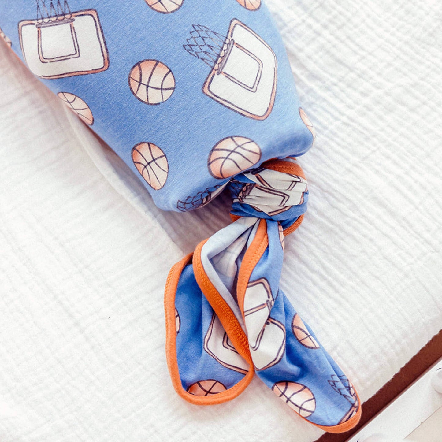 Newborn Knotted Gown - Dunk