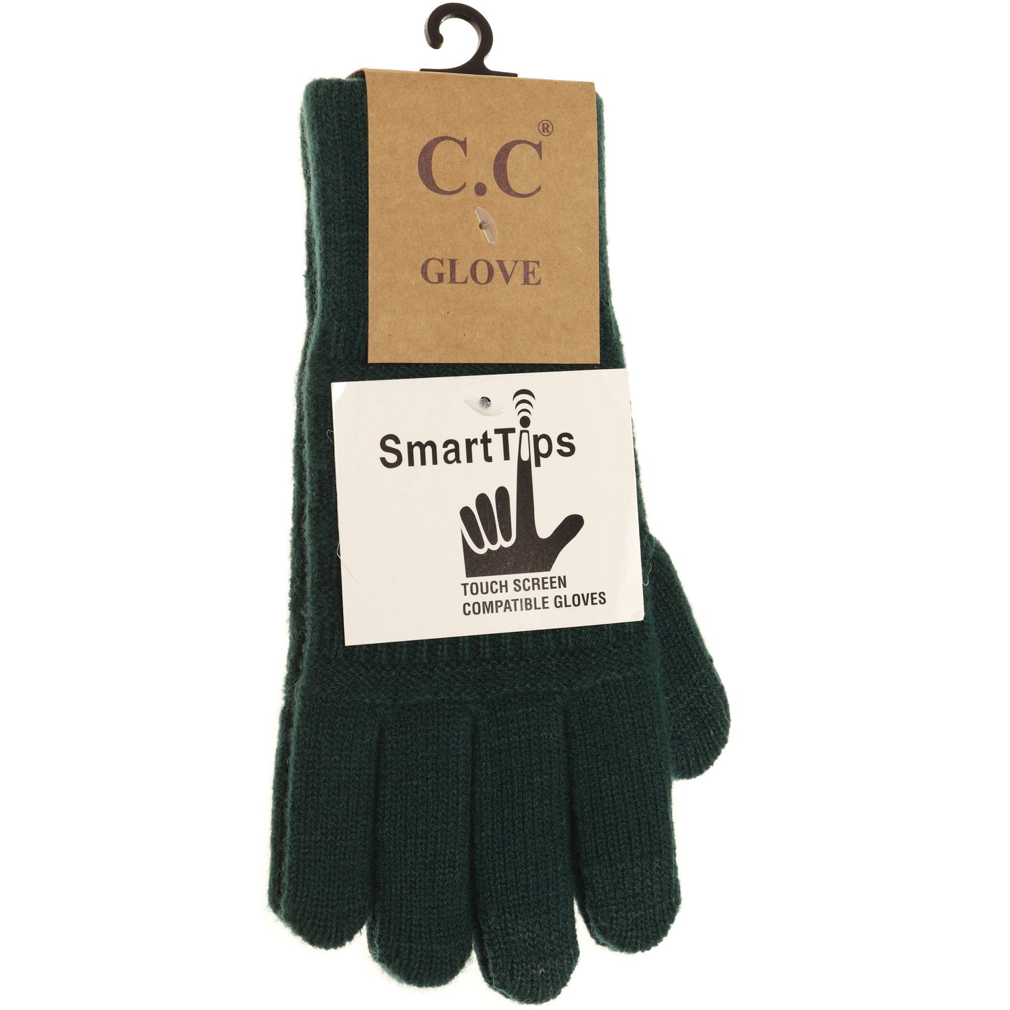 Classic Knit Gloves G9018: Dk. Grey