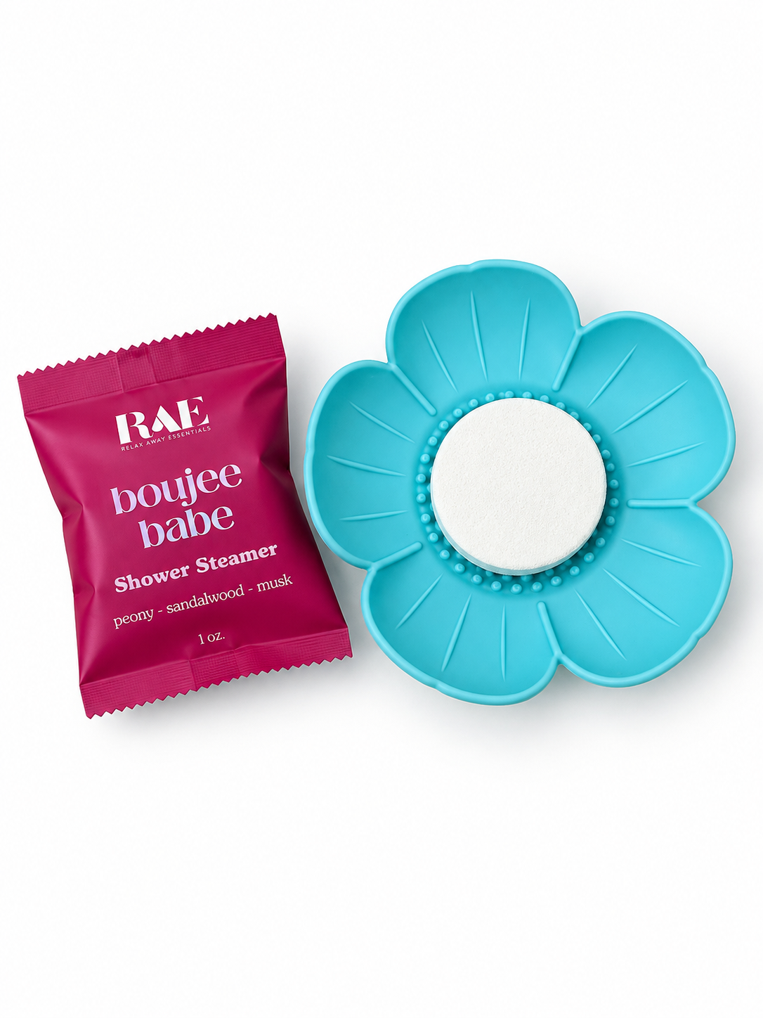 Shower Steamer Tray - Flower - Flexible Silicone Soap Tray