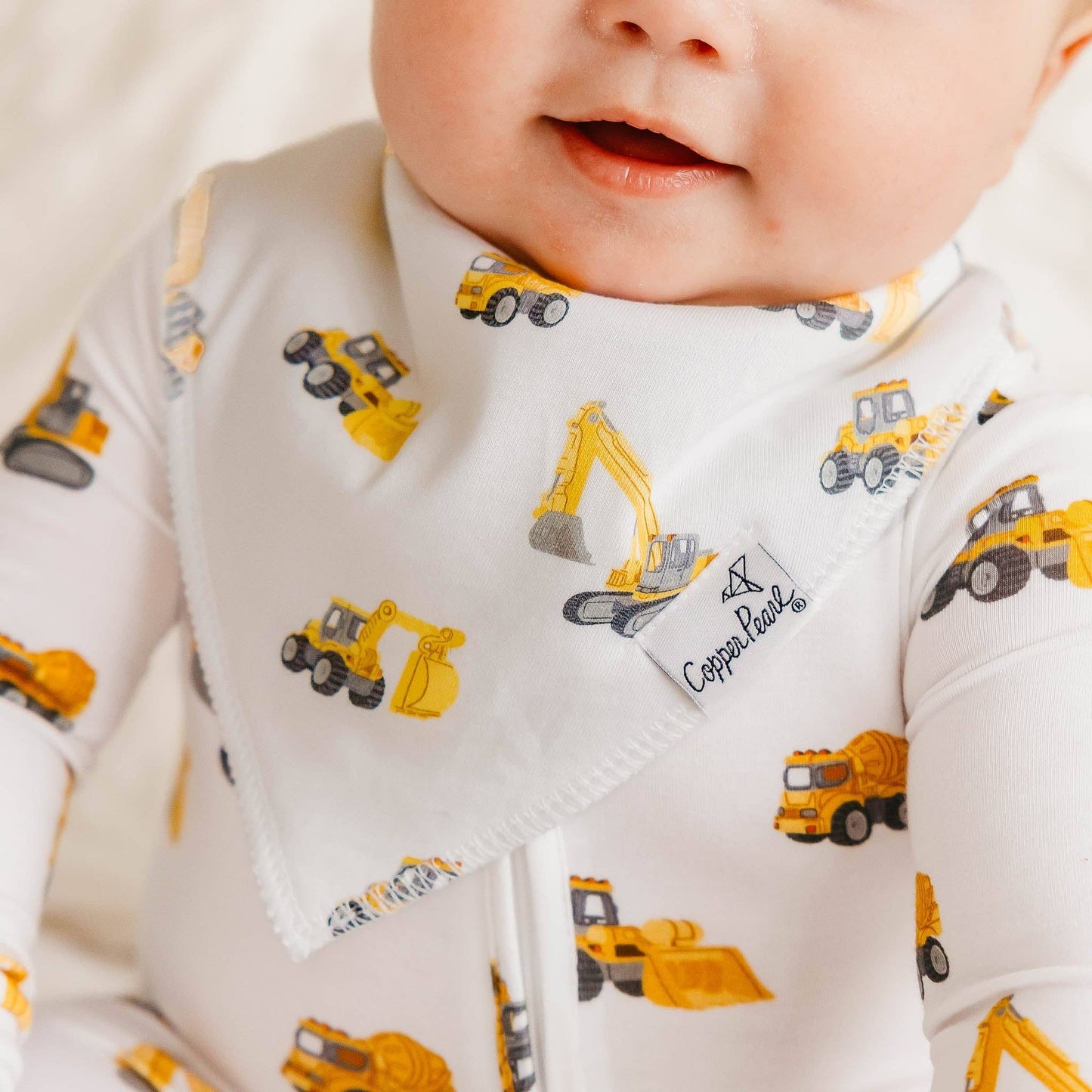 4 Pack Baby Bandana Bibs - Dozer
