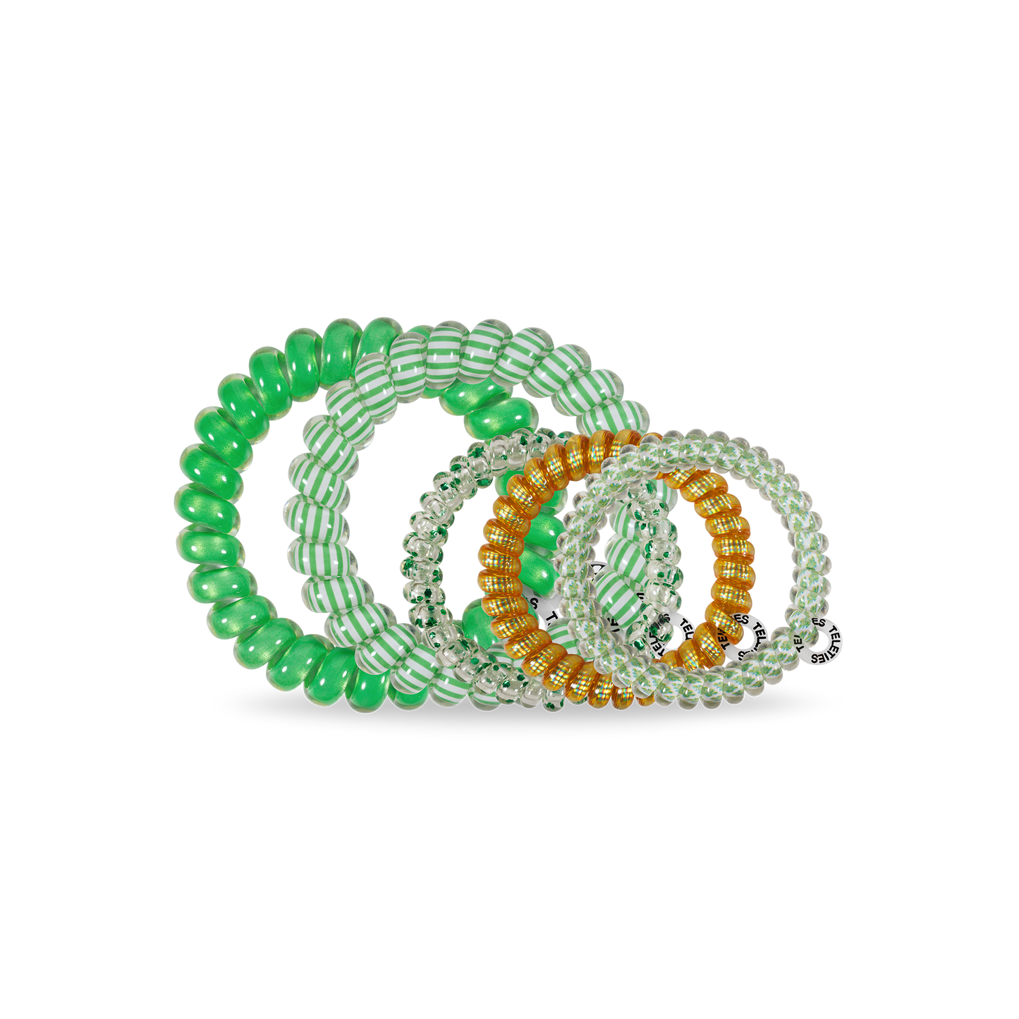 Spiral Hair Coil | Mix Pack | Dancing Green