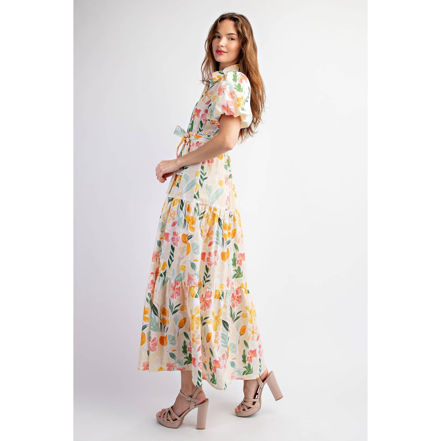 Cotton Floral Maxi