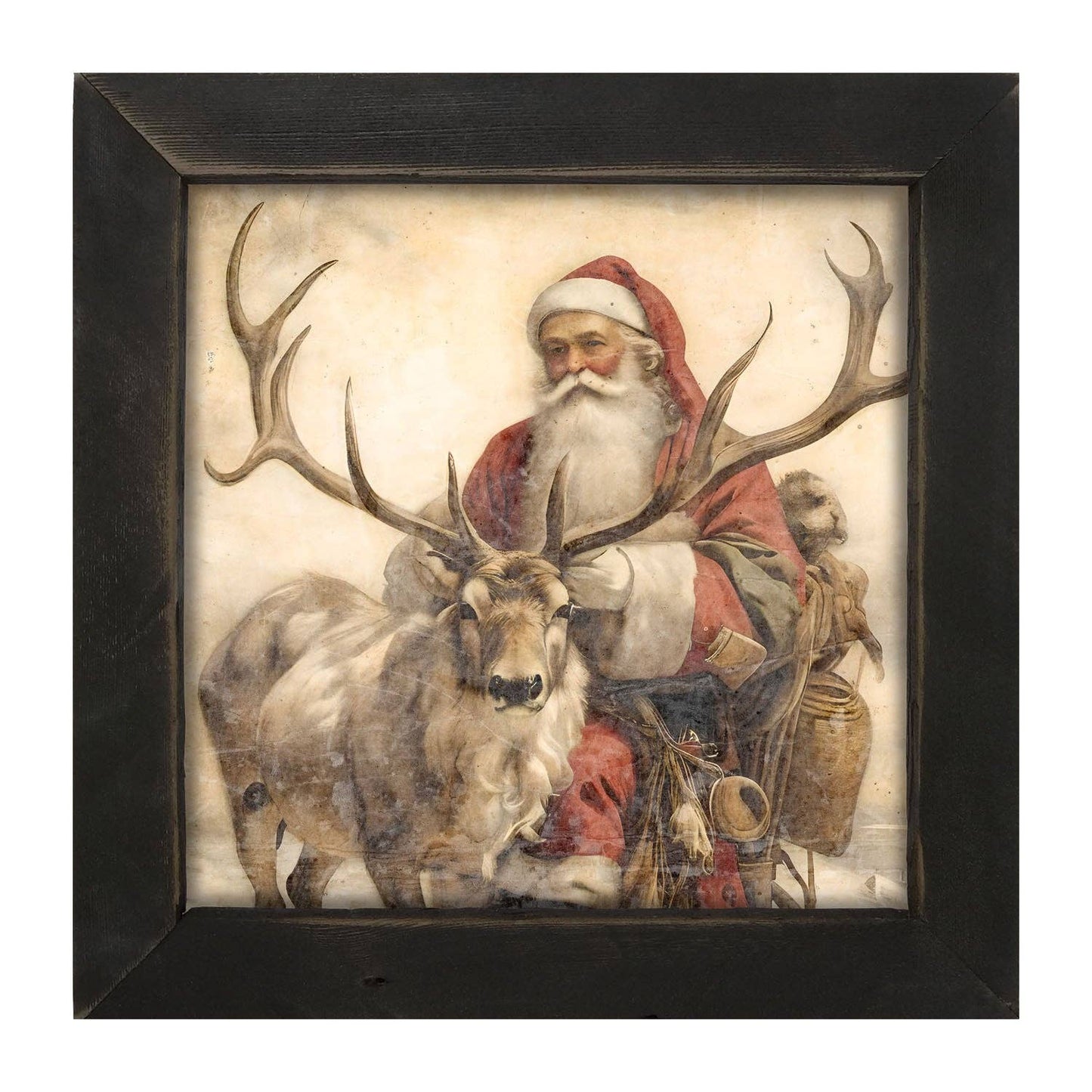 Reindeer with Santa  1