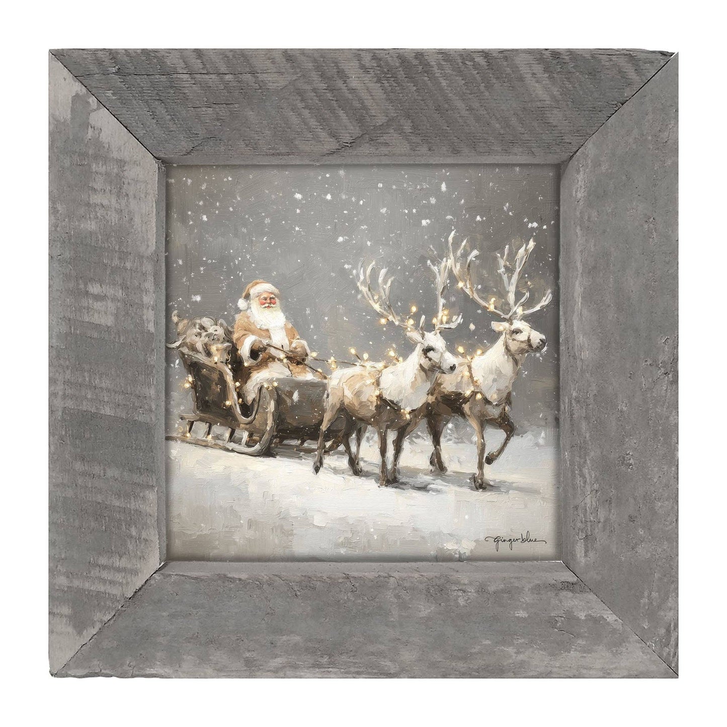 Christmas Lights on Sleigh