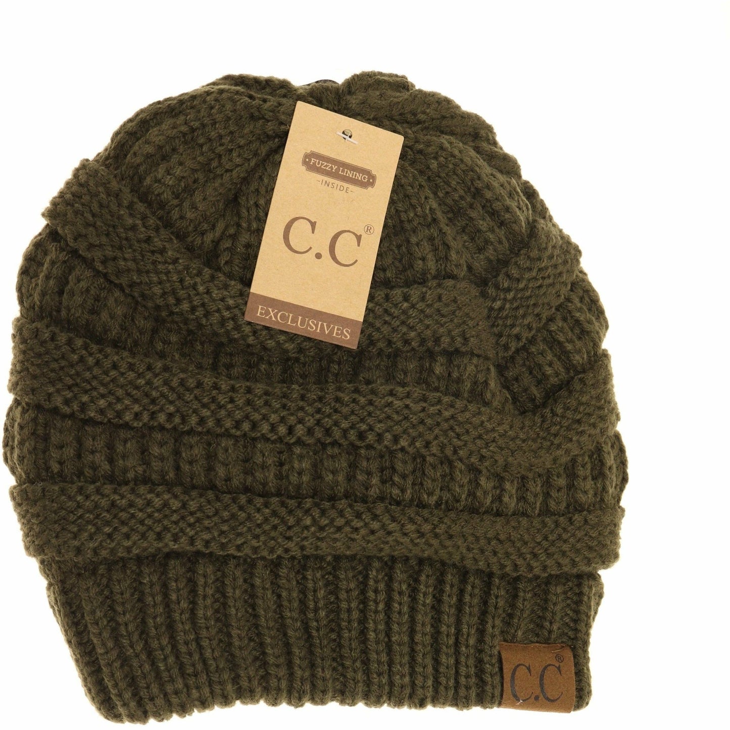 Classic Fuzzy Lined CC Beanie HAT25