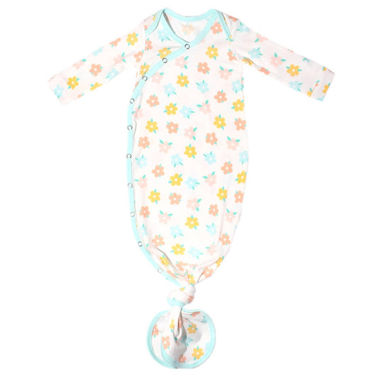 Newborn Knotted Gown - Daisy