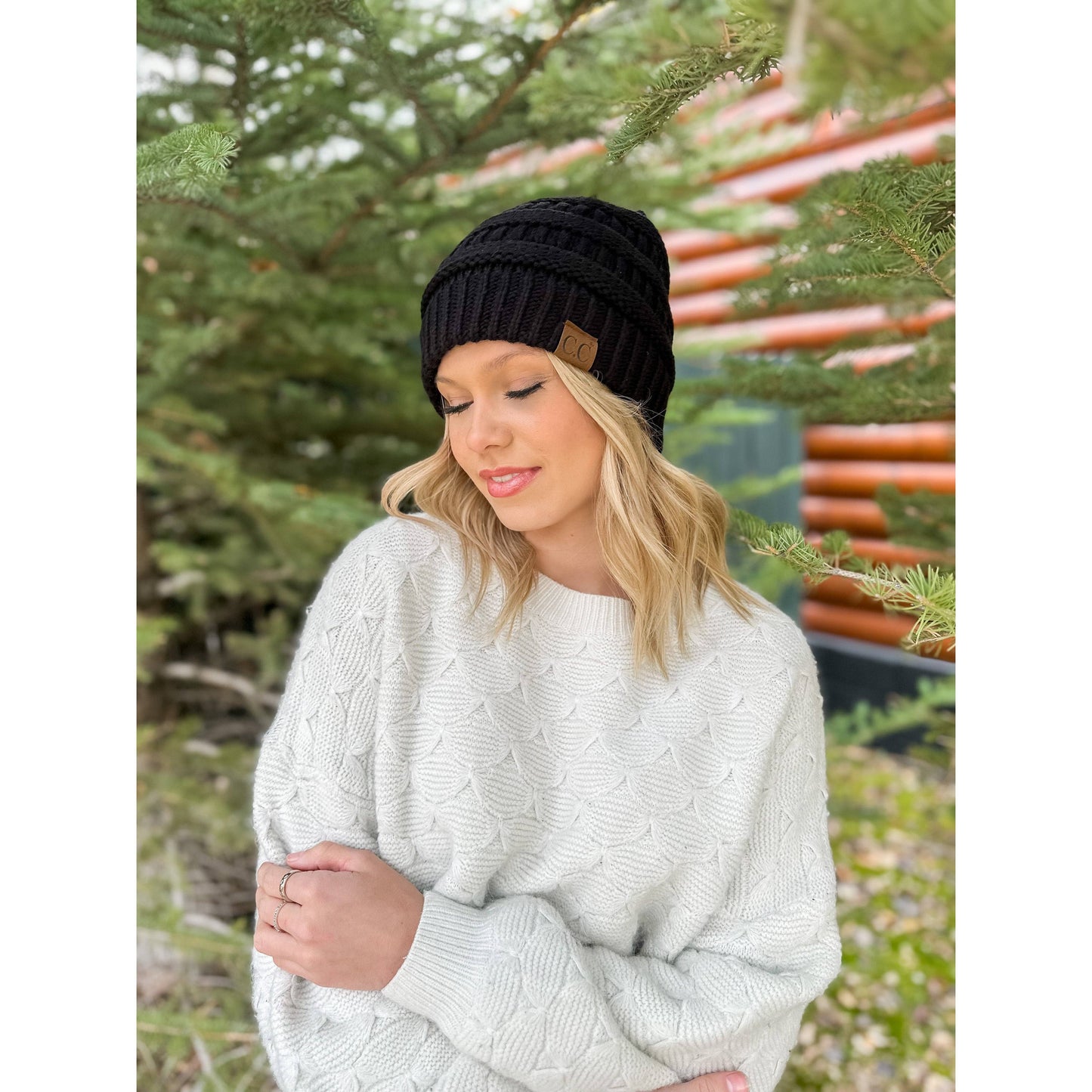 Classic Fuzzy Lined CC Beanie HAT25