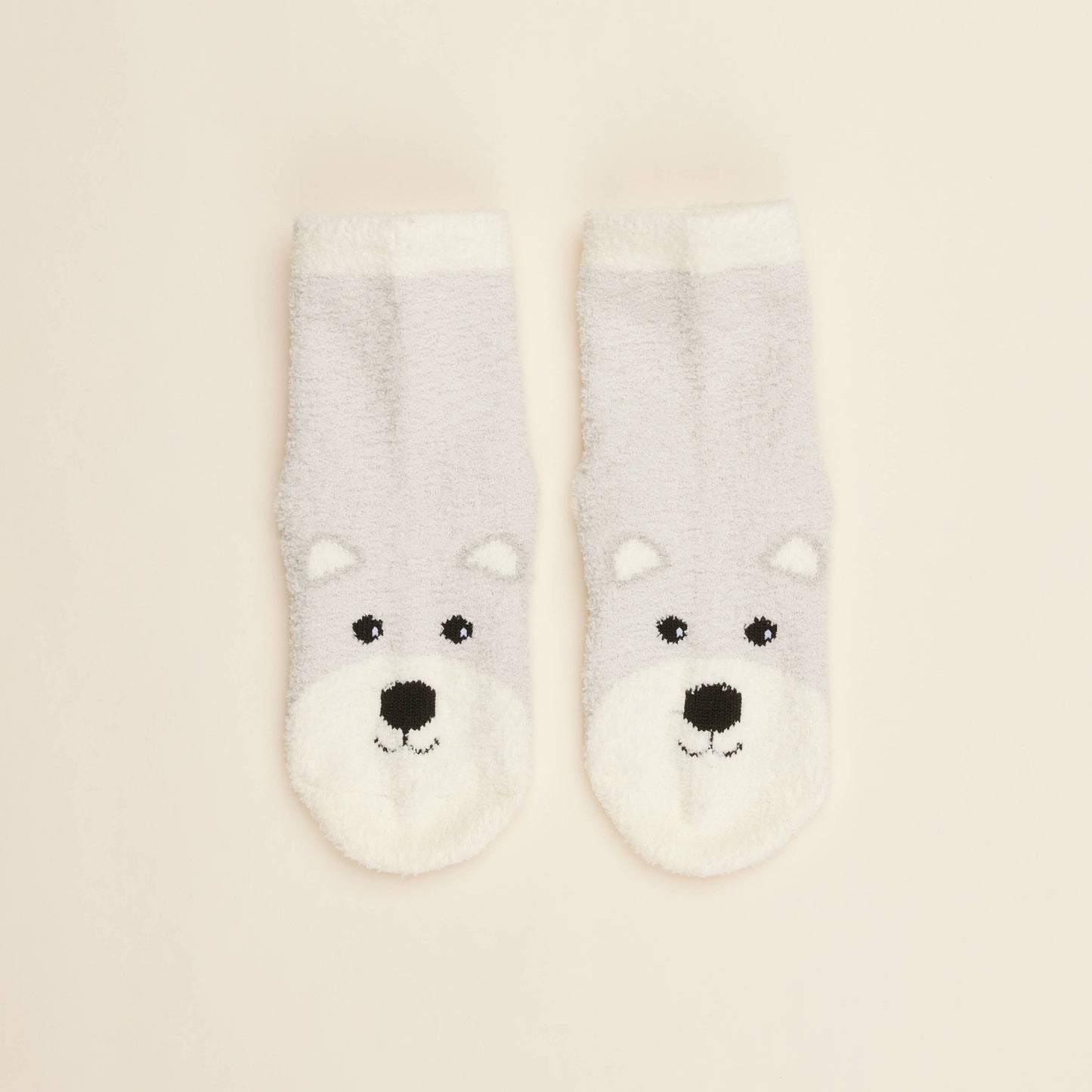 Marshmallow Bear Crew Socks