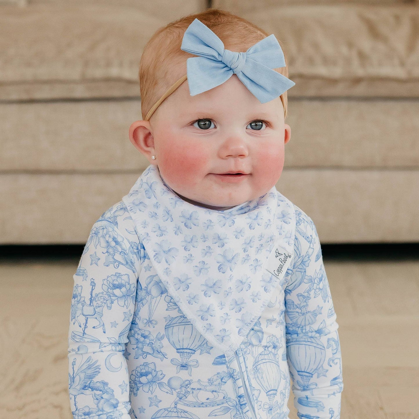 4 Pack Baby Bandana Bibs - Vintage Carnival