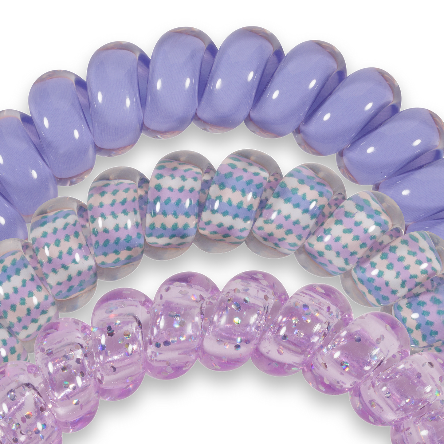 Spiral Hair Coils | Large | Lavender Mist