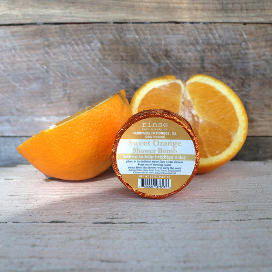 Sweet Orange Shower Steamer | Shower Bomb | Mood Boost