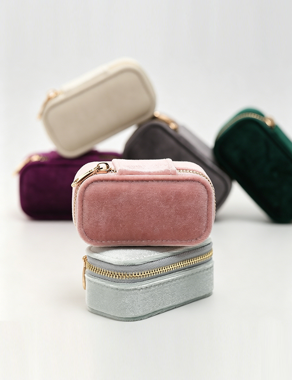Mini Velvet Jewelry Case
