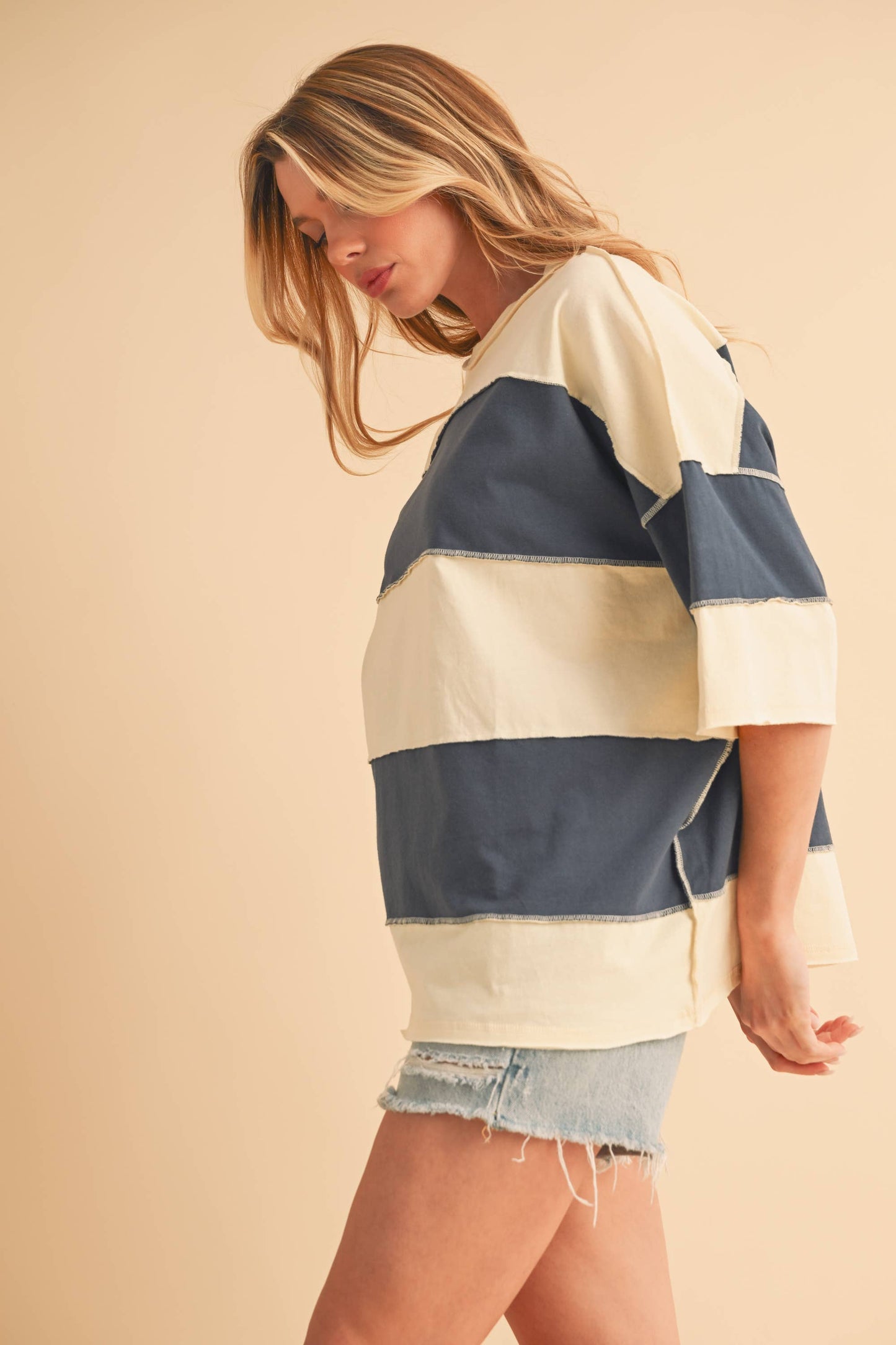 Polly Color Block Top