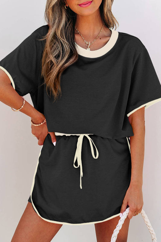 Colorblock Skort