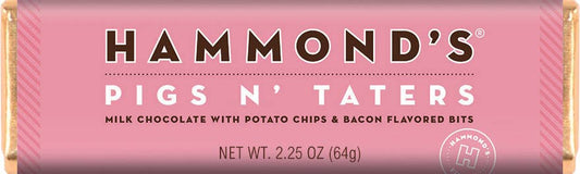 Hammond’s Pigs N' Taters Milk Chocolate Candy Bar