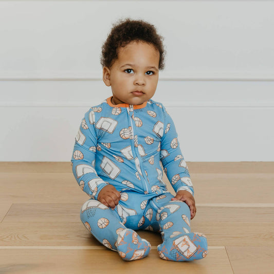 Zip-Up Footie Pajama - Dunk