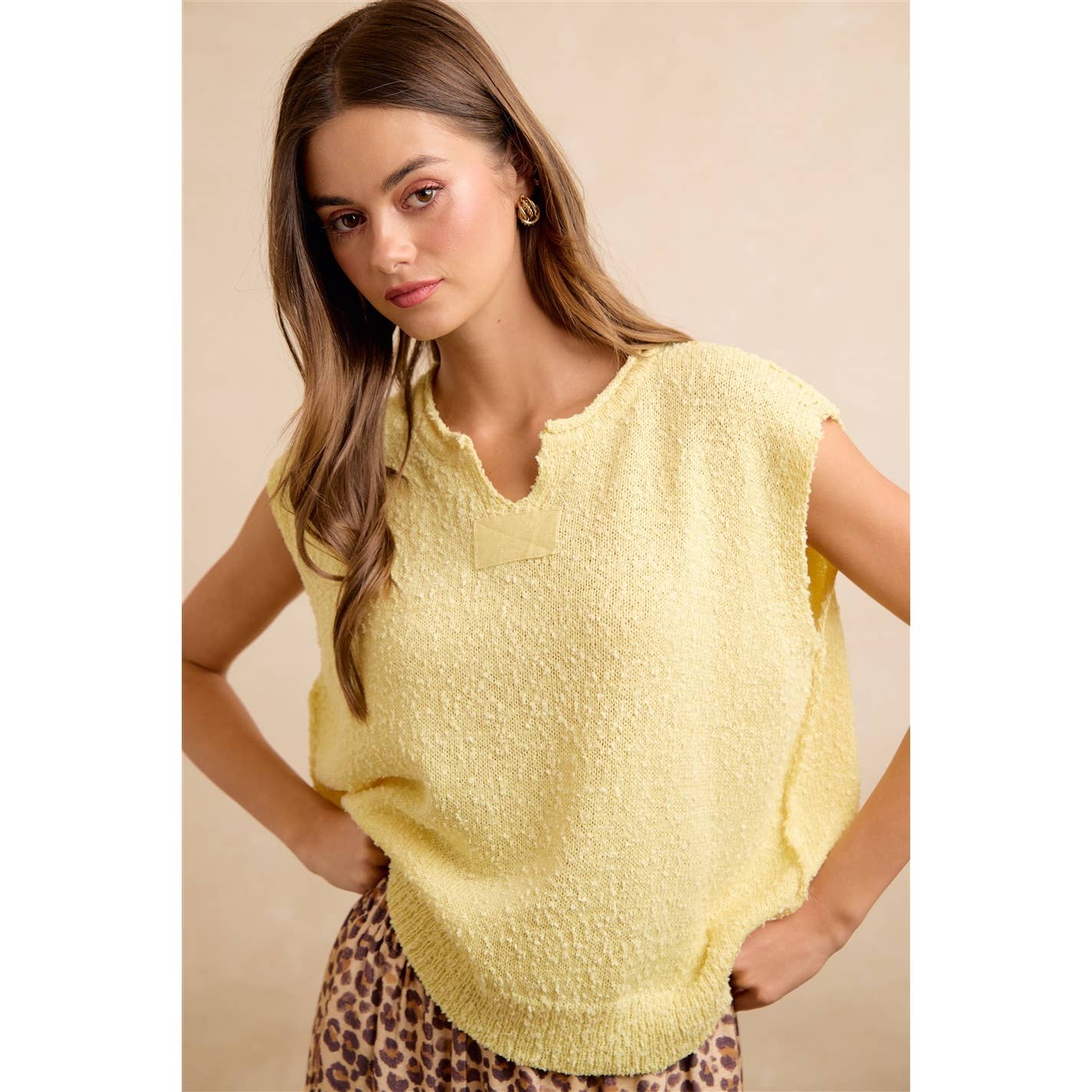 Nubby Knit Top