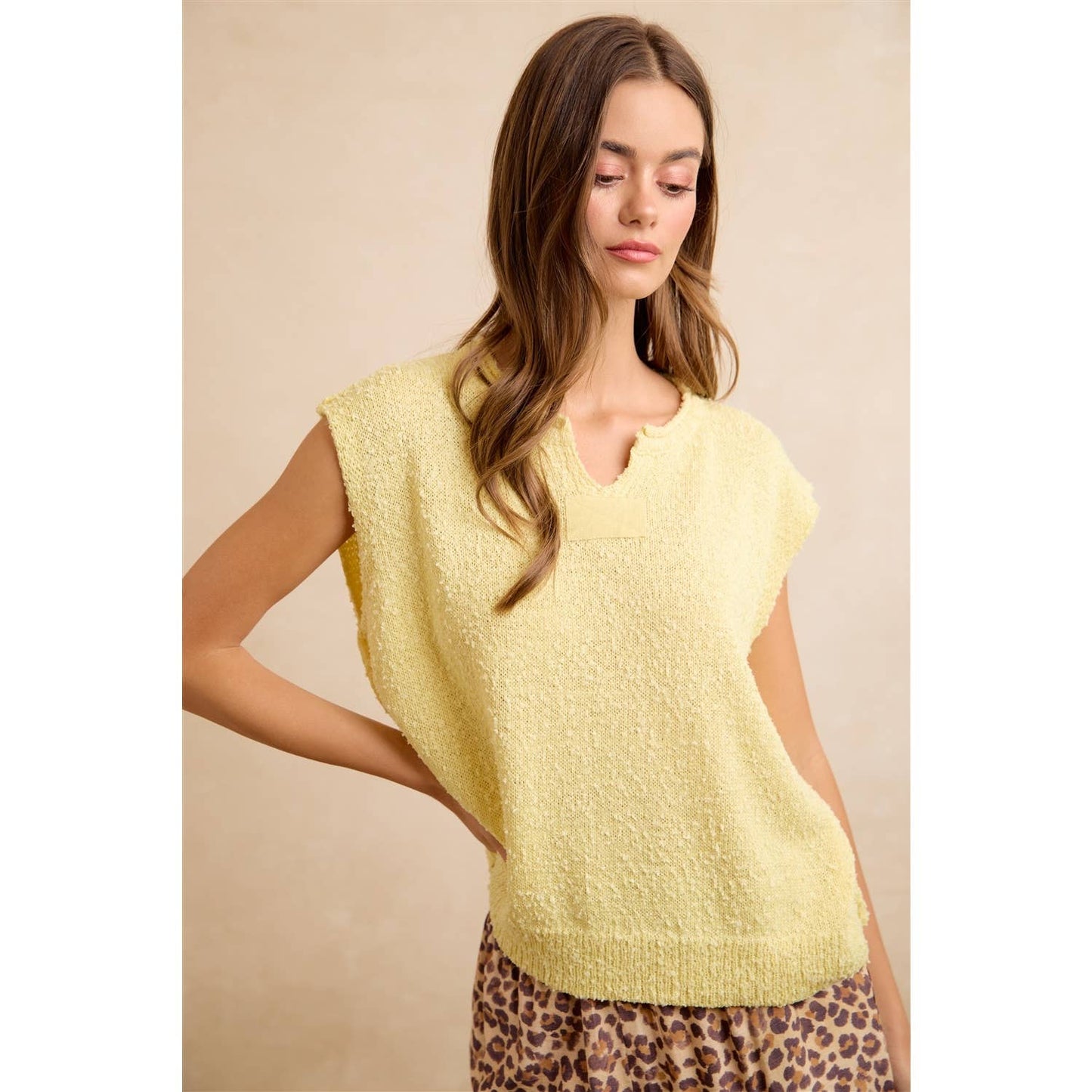 Nubby Knit Top