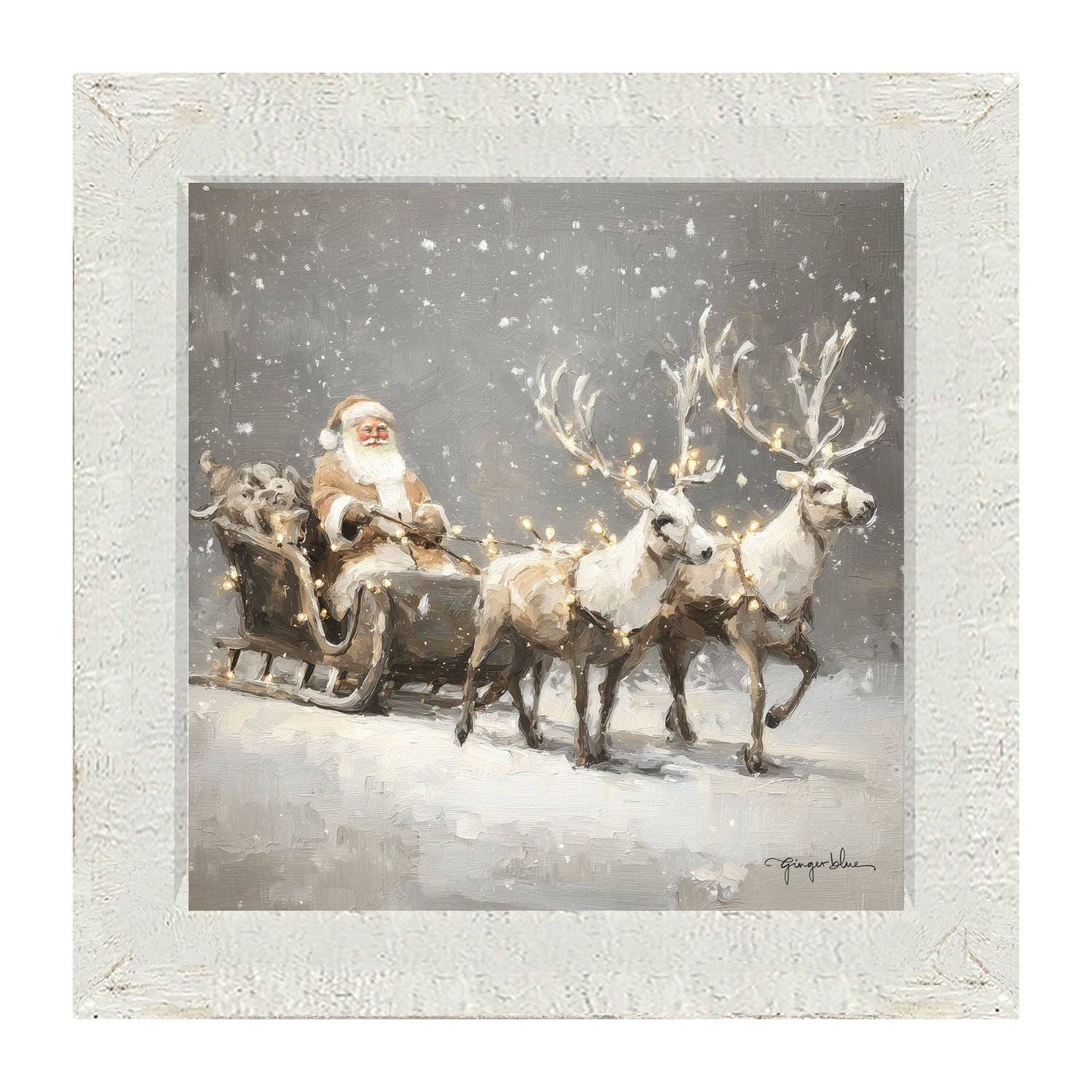 Christmas Lights on Sleigh