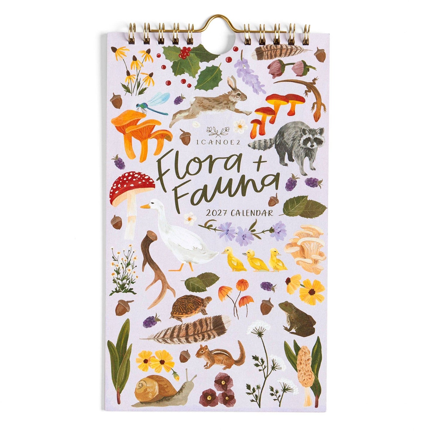 2027 Flora & Fauna Petite Hanging Wall Calendar