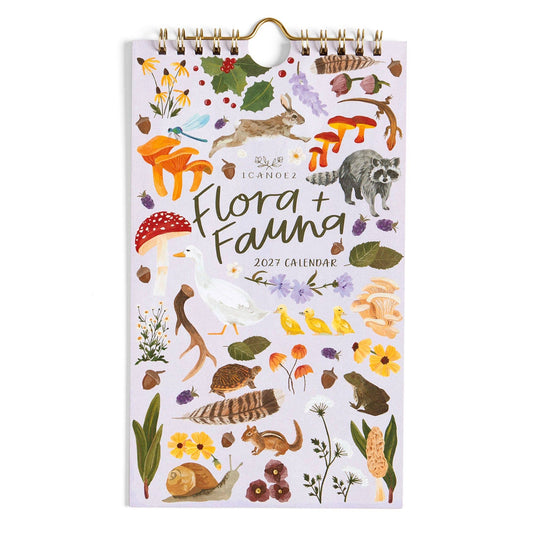 2027 Flora & Fauna Petite Hanging Wall Calendar