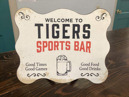 Tigers Bar Sign