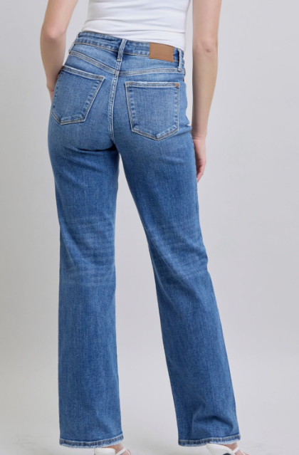 Judy Blue High Waist V Front Vintage Wash Jeans