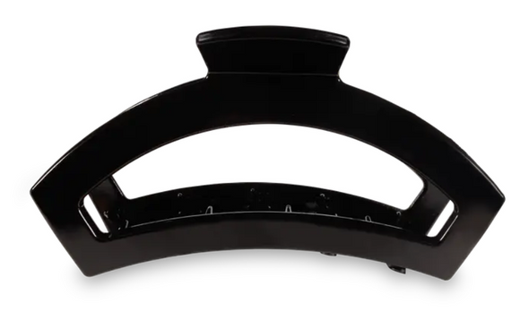 Teleties Open Jet Black Hair Clip
