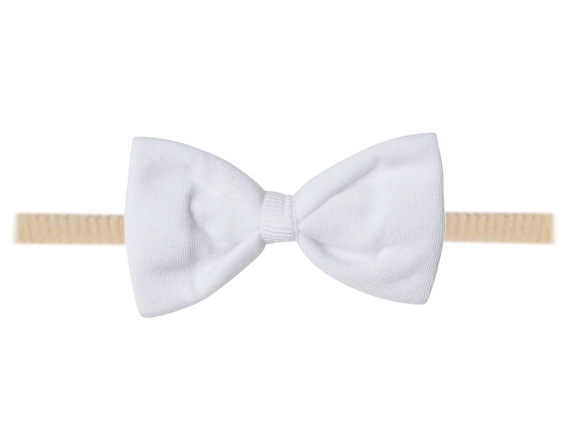 Copper Pearl Bowtie Nylon Bow