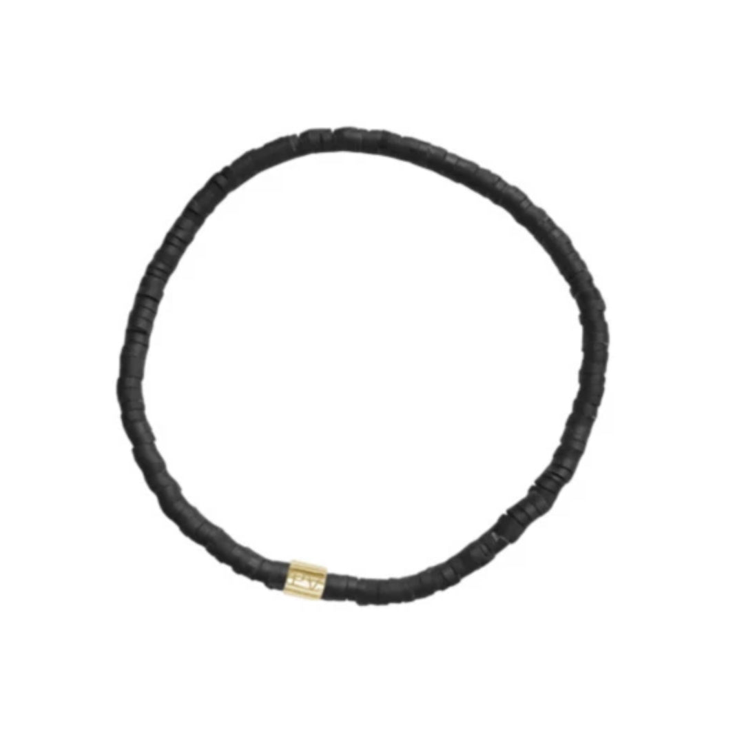 Pura Vida Cabrillo Vinyl Disc Stretch Bracelet