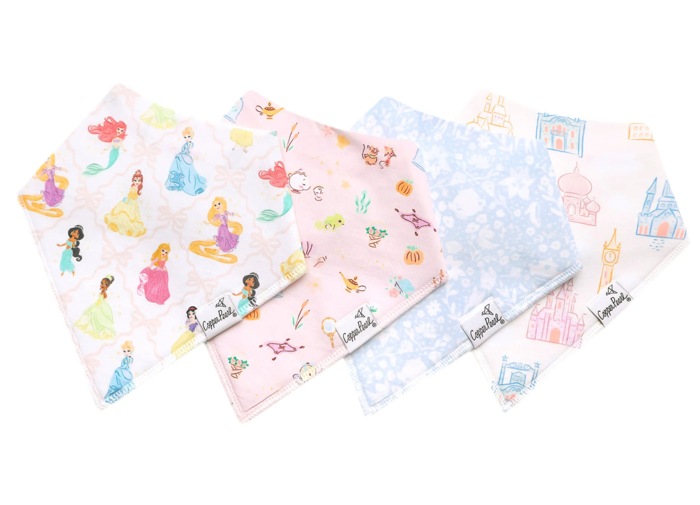 Copper Pearl Bandana Bib Set (4 piece)