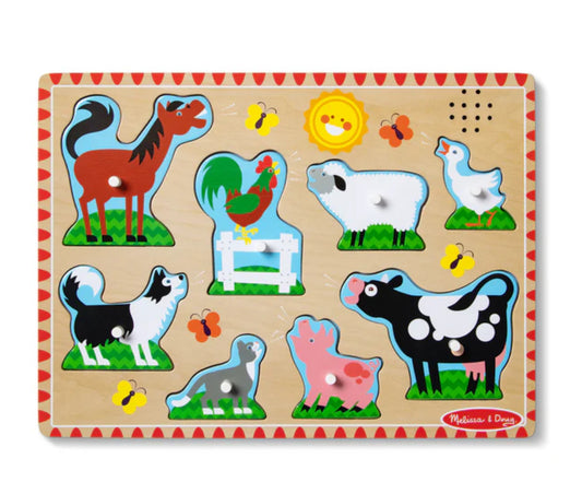 Melissa & Doug Farm Animals Sounds Puzzle