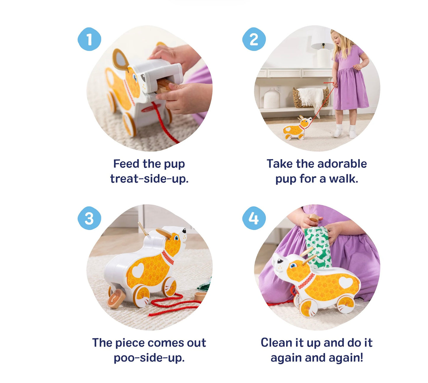 Melissa & Doug Feed, Walk, and Poo Pup