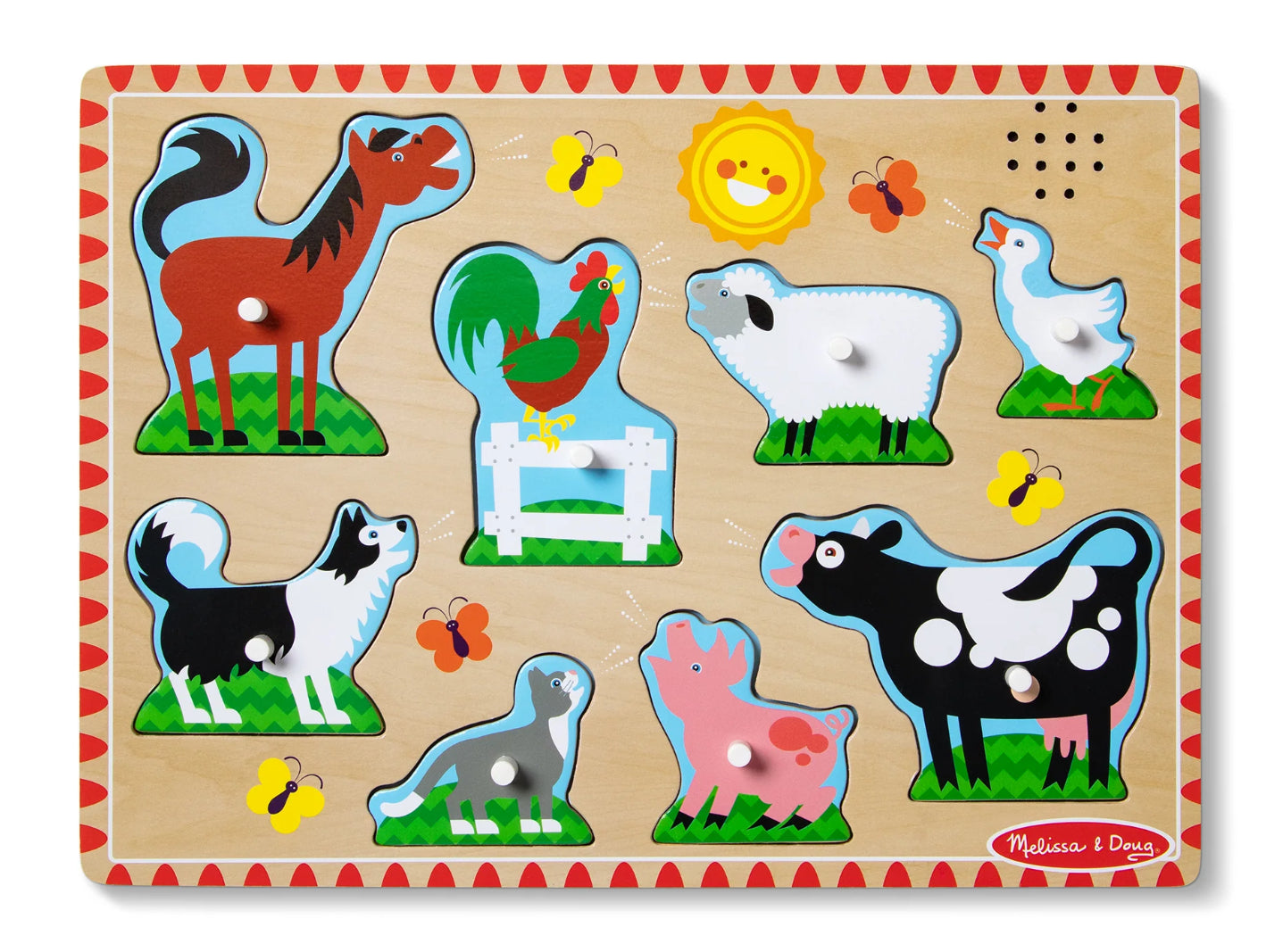 Melissa & Doug Farm Animal Sound Puzzle