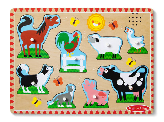 Melissa & Doug Farm Animal Sound Puzzle