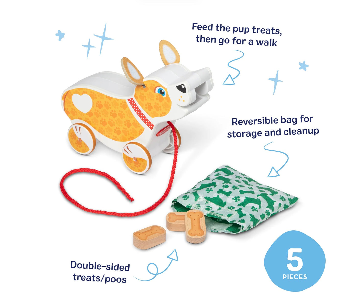 Melissa & Doug Feed, Walk, and Poo Pup