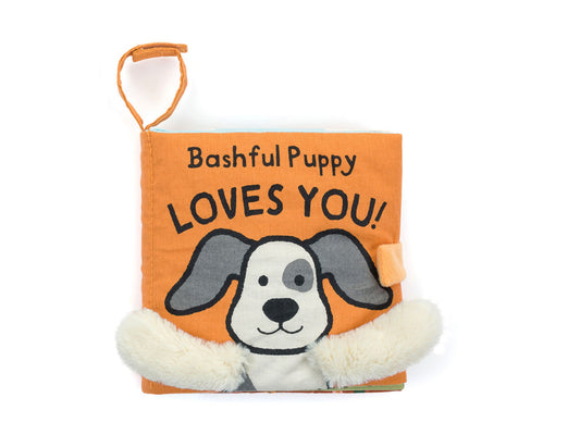 Jellycat Bashful Puppy Loves You Book