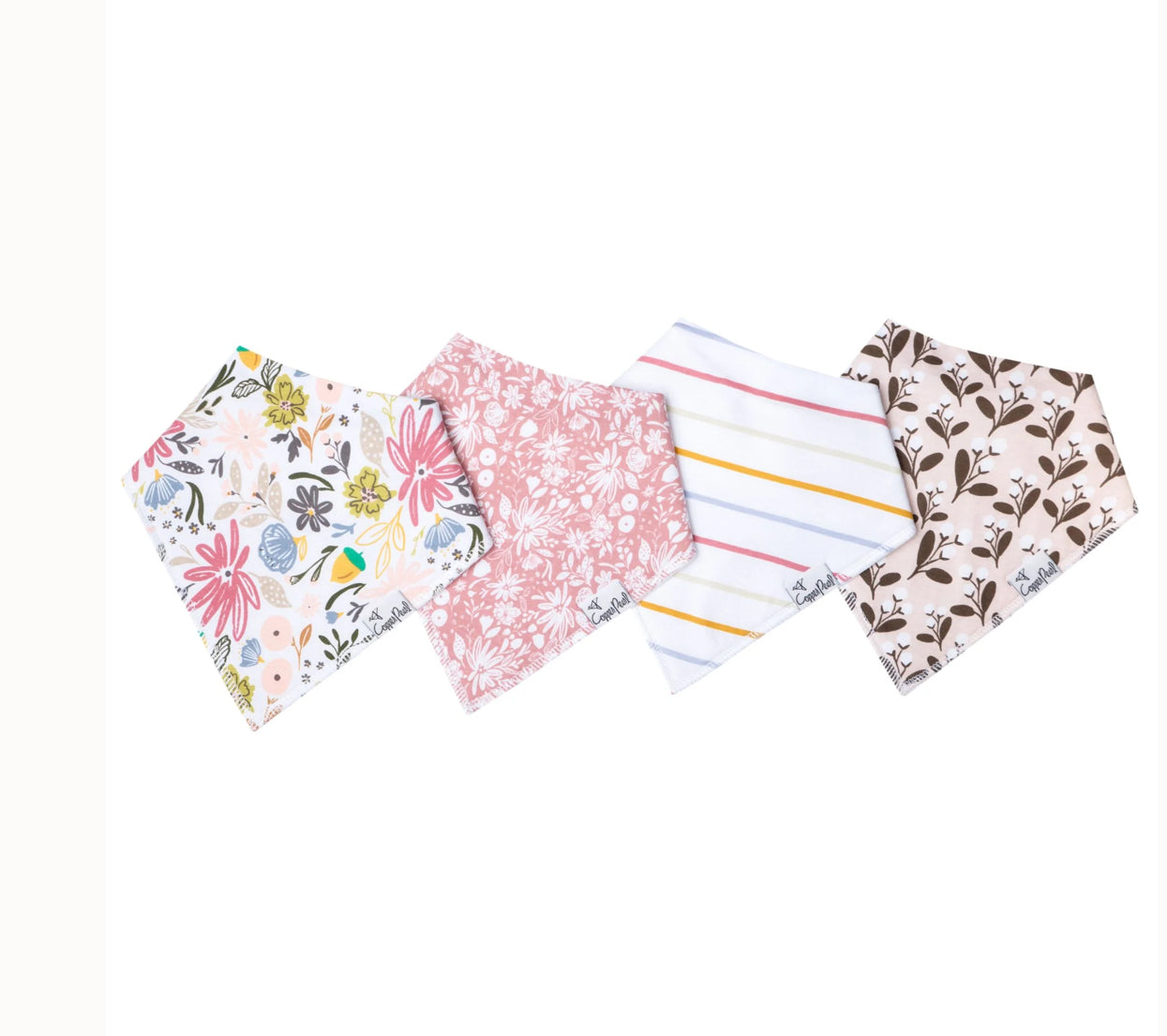 Copper Pearl Bandana Bib Set (4 piece)