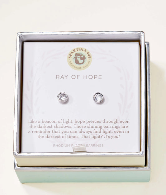 Spartina Sea La Vie Stud Earrings Ray of Hope/Gem