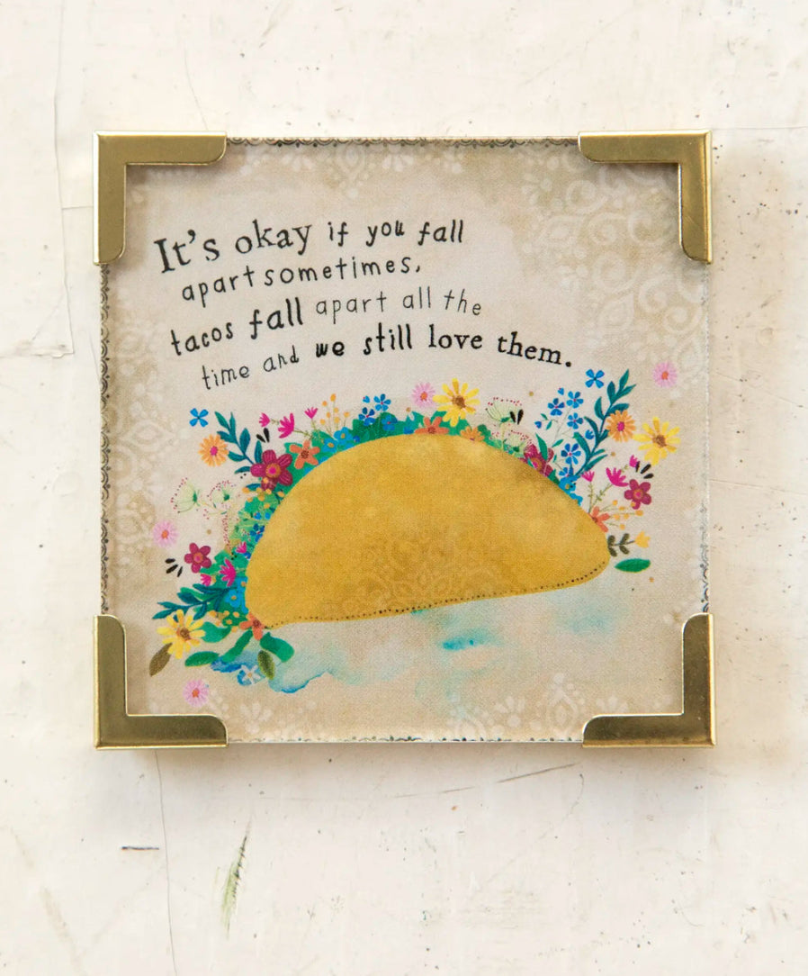 Natural Life Corner Magnet- Okay to Fall