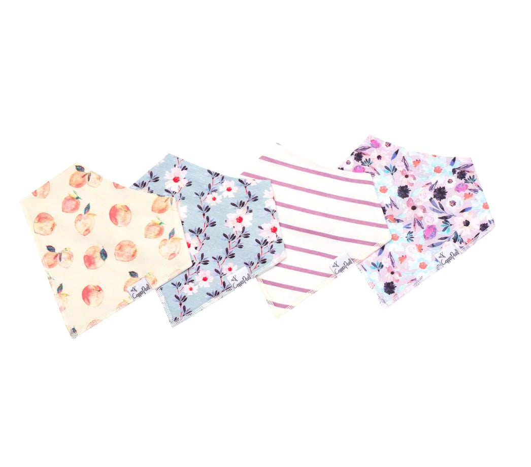 Copper Pearl Bandana Bib Set (4 piece)