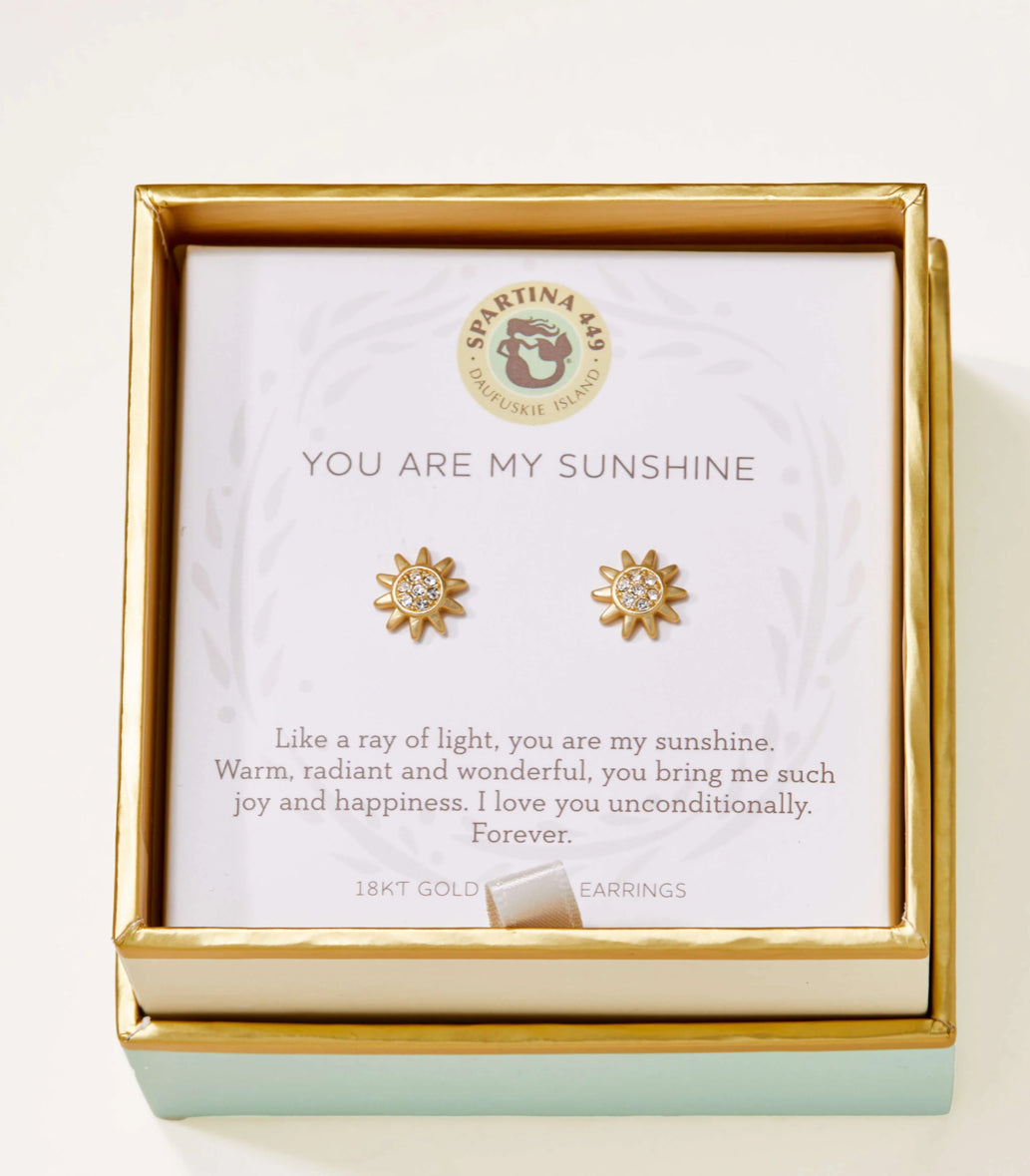 Spartina Sea La Vie Stud Earrings Sunshine/Sun
