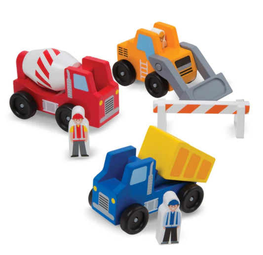 Melissa & Doug Construction Vehicle Set