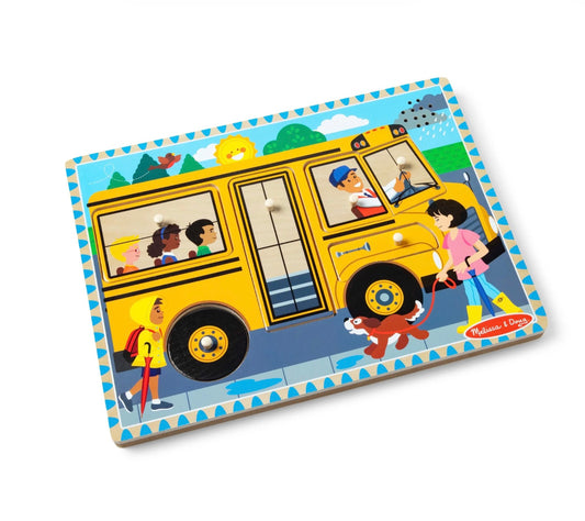 Melissa & Doug The Wheels on the Bus Song Puzzle