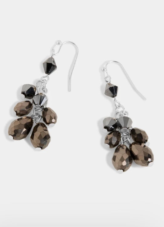 Whispers Shimmering Bead Dangle Earrings