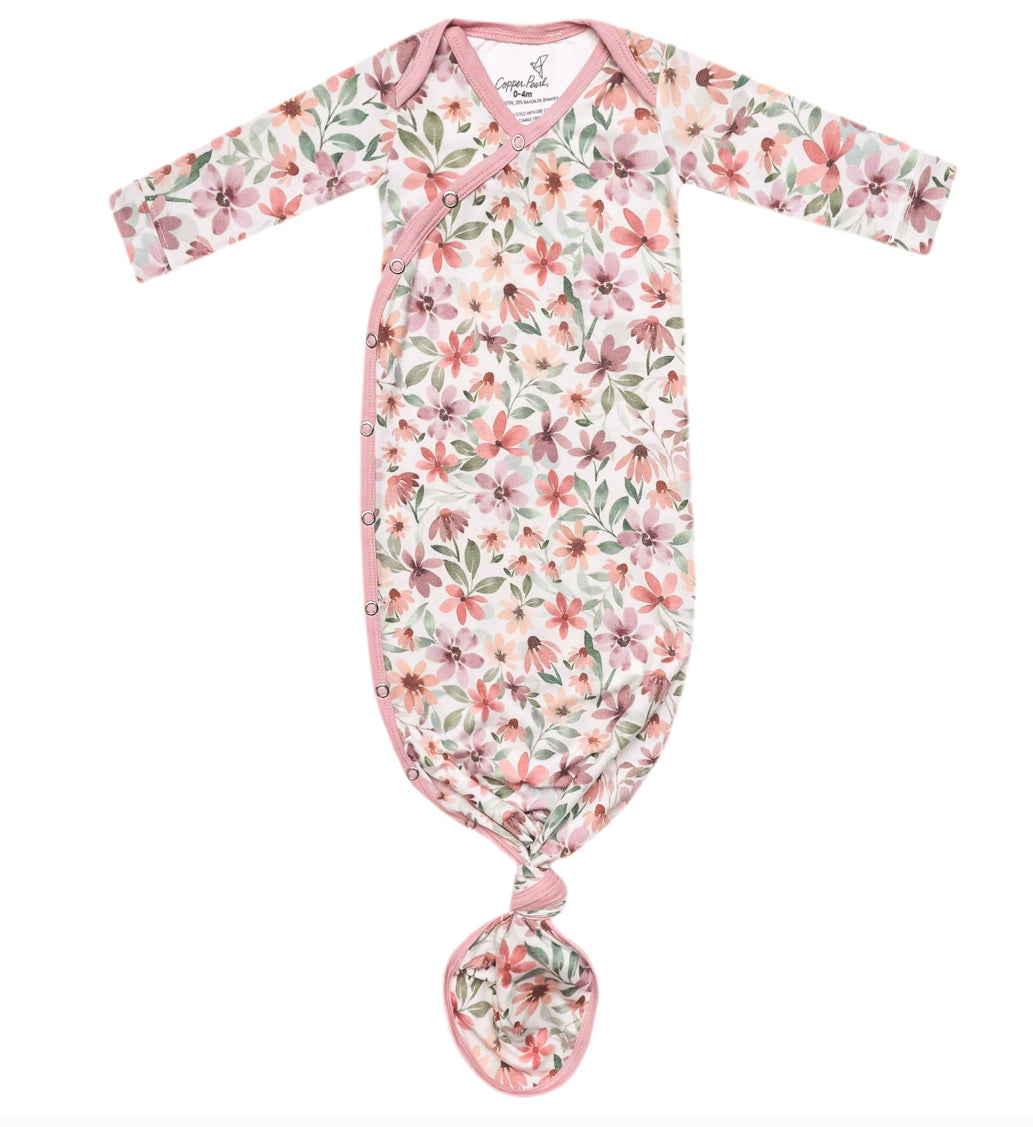 Copper Pearl Knotted Gown