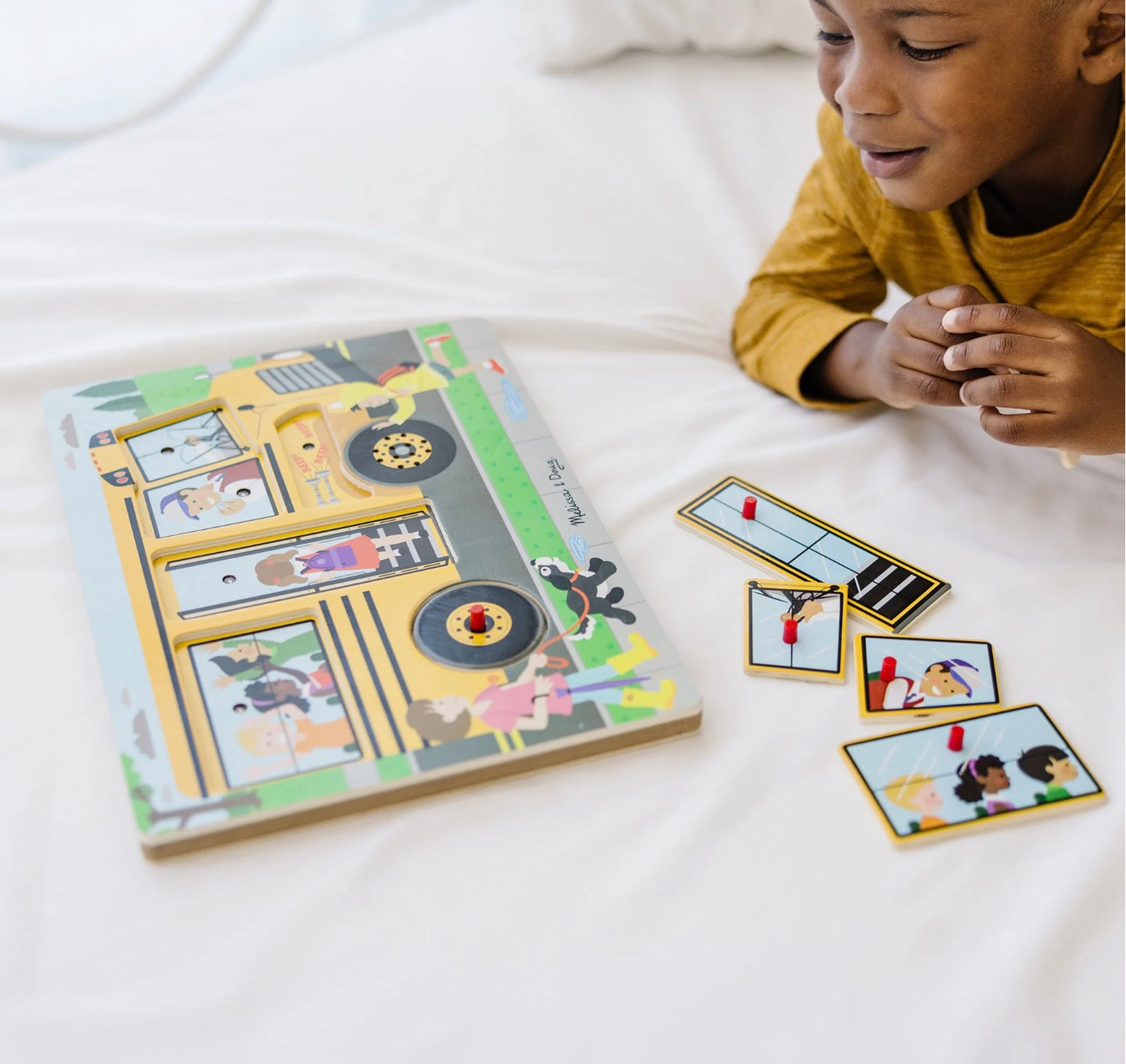 Melissa & Doug The Wheels on the Bus Song Puzzle