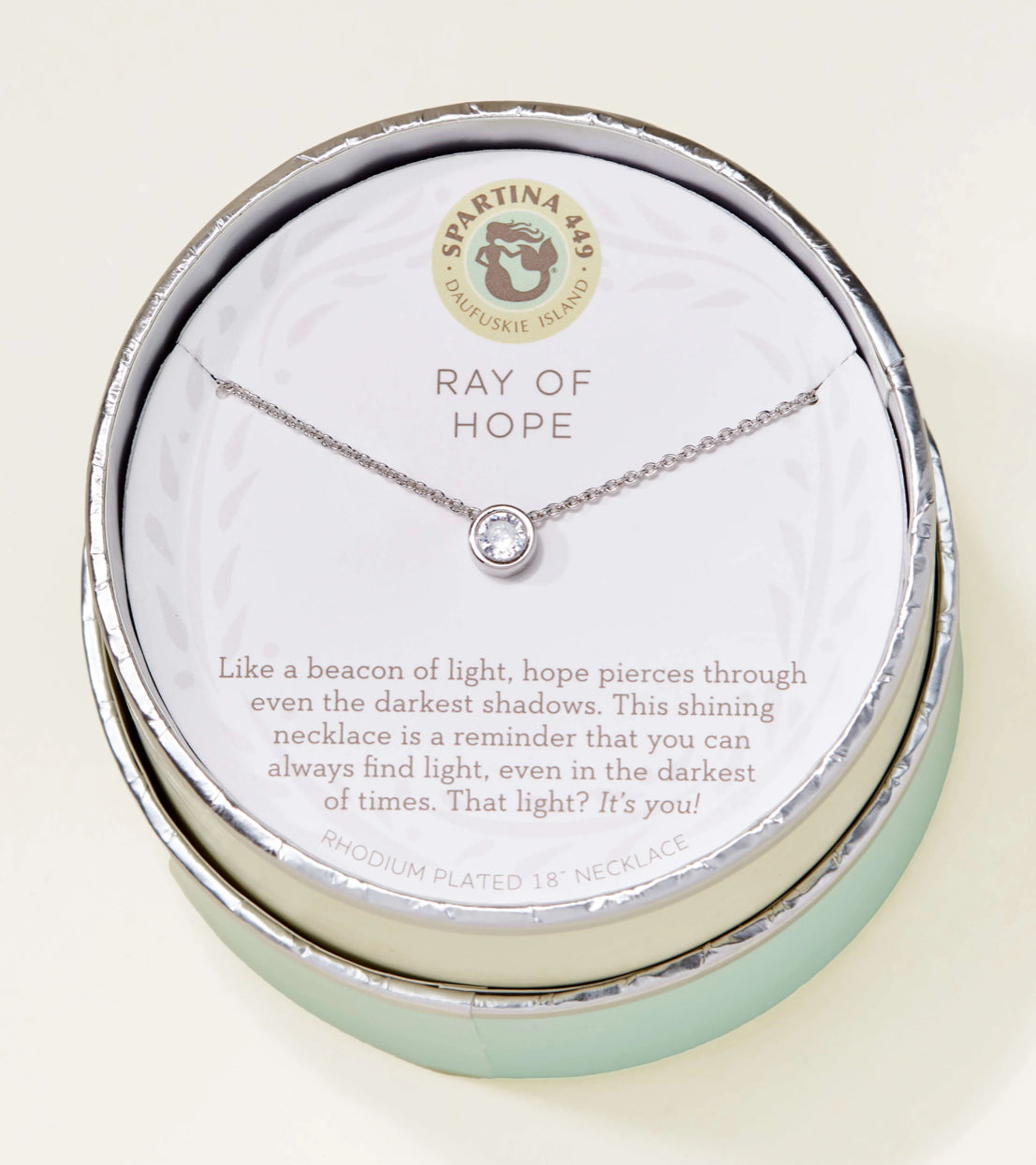 Spartina Sea La Vie Necklace 18“ Ray of Hope/Gem